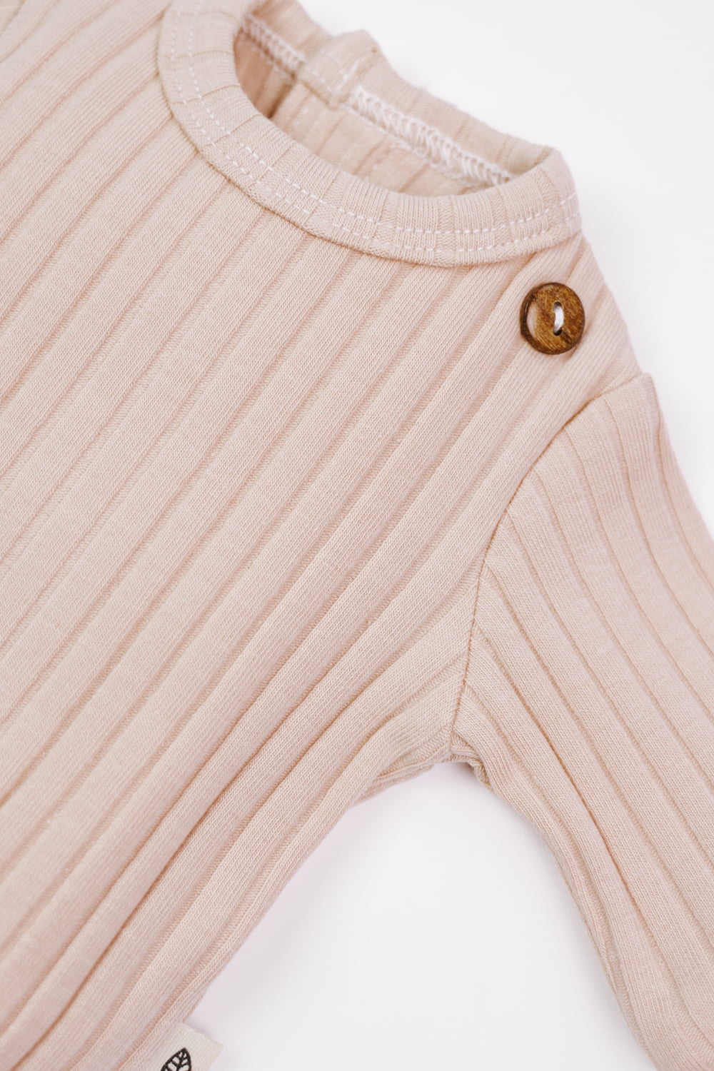 Prematuur shirt soft roze met twee knoopjes