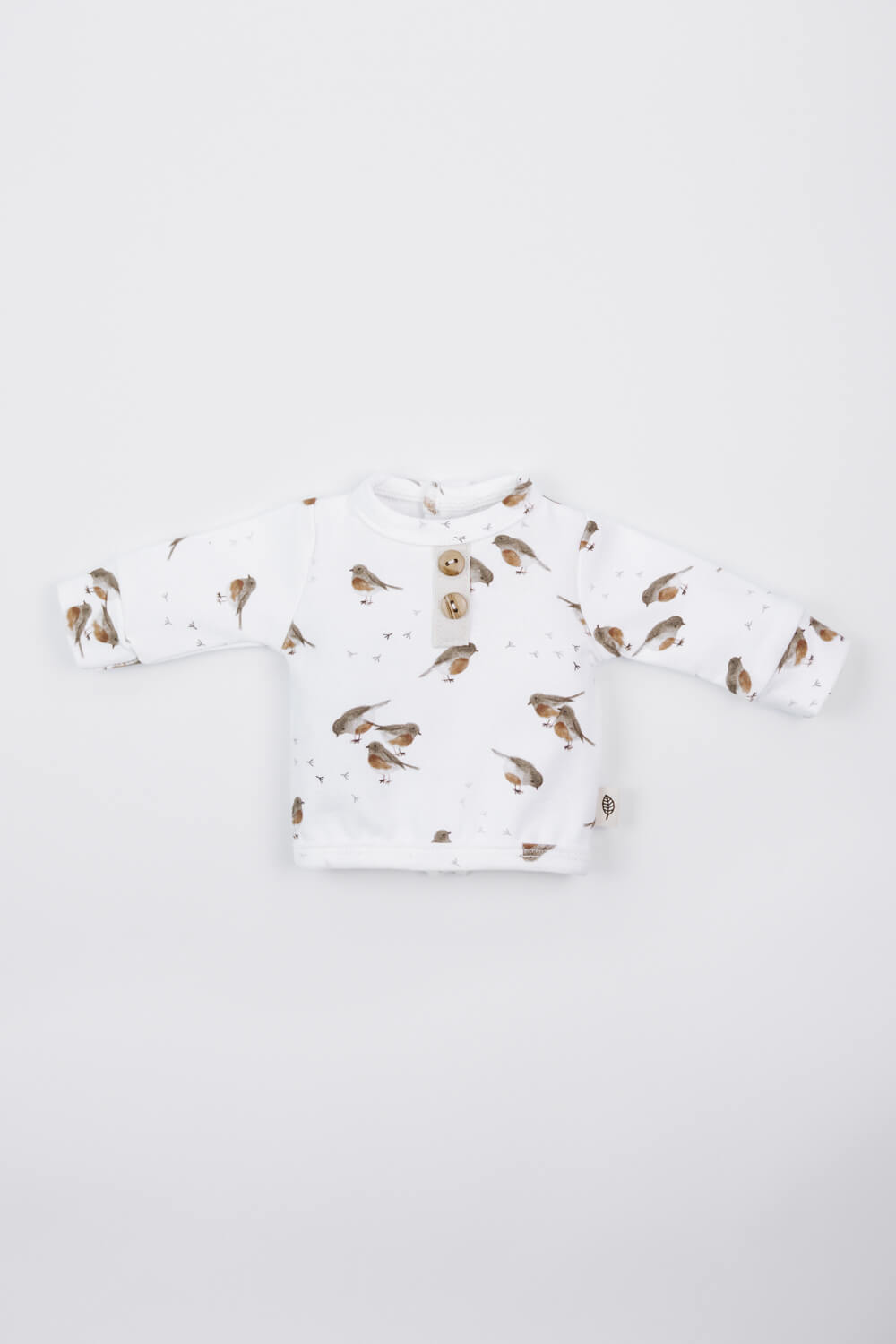 Prematuur trui met vogeltjes