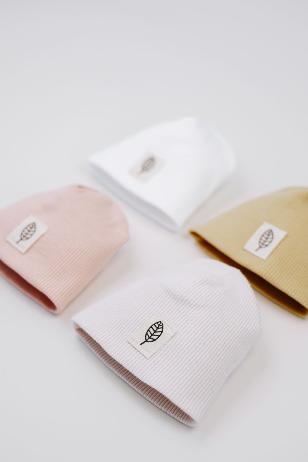 Prematuur mutsen naturel kleur